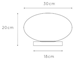 ONLI - Namizna svetilka JANET 1xE27/6W/230V pr. 30 cm