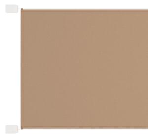 VidaXL Vertikalna markiza taupe 60x270 cm tkanina oxford