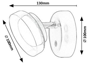 Rabalux 71272 - LED Stenska svetilka JAVI LED/2W/5V 3000K