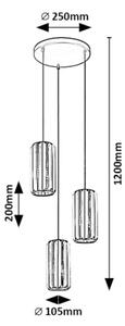 Rabalux 72255 - Lestenec na vrvici VENESS 3xE27/40W/230V