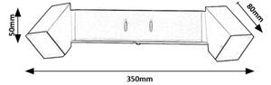 Rabalux 71271 - LED Stenska svetilka KESSY 2xLED/4W/230V 3000K