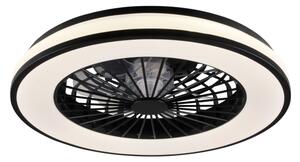 LED Zatemnitvena stropna svetilka z ventilatorjem LED/48W/230V 3000-6500K + Daljinski upravljalnik