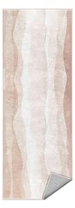Kremno bel pralen tekač 60x230 cm Komodo Beach – Mila Home