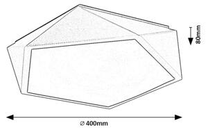 Rabalux 71251 - LED Stropna svetilka RAFFA LED/30W/230V 3000K