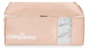 Vakuumske plastične škatle za shranjevanje oblačil v kompletu 3 ks 65x45x27 cm Pink Edition – Compactor