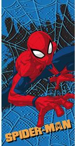Rdeča/modra otroška brisača iz mikrovlaken 70x140 cm Spider-man – Jerry Fabrics