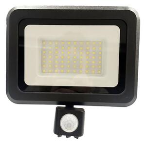 LED Zunanji reflektor s senzorjem LED/50W/230V 4000K IP44 črna