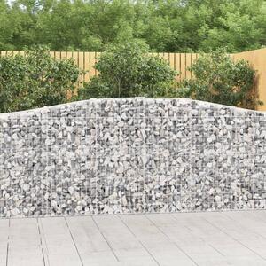 VidaXL Obokane gabion košare 25 kosi 400x50x100/120cm pocinkano železo