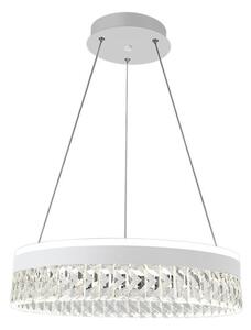 LED Zatemnitveni lestenec na vrvici LED/90W/230V 3000-6500K bela + Daljinski upravljalnik