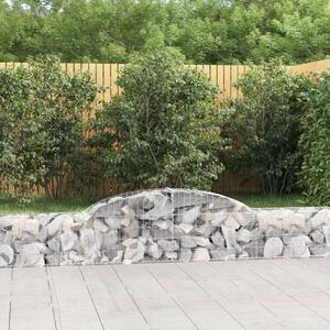 VidaXL Obokane gabion košare 7 kosi 300x30x40/60 cm pocinkano železo