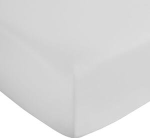Bela napenjalna rjuha iz bombažnega satena 150x200 cm Cotton Sateen – Bianca