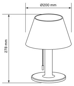 LED Zatemnitvena solarna svetilka VIOLA LED/3,7V IP44