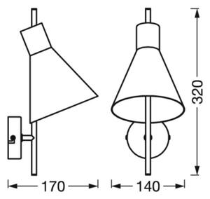 Ledvance - LED Stenska svetilka DECOR TOKIO LED/5W/230V