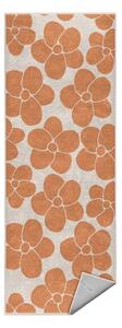 Oranžen pralen tekač 60x230 cm Orange Meadow – Mila Home