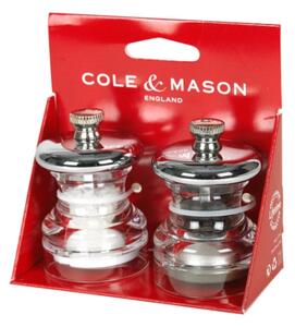 Cole&Mason - Set mlinčkov za sol in poper BUTTON 2 kom. 6,5 cm