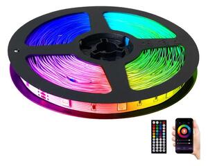 LED RGB Zatemnitveni trak LED/12,5W/230V 5 m + Daljinski upravljalnik