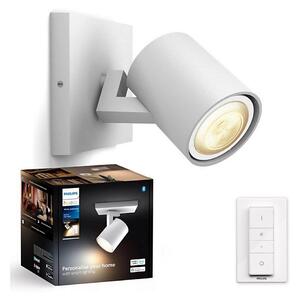 Philips - LED Zatemnitveni reflektor Hue RUNNER 1xGU10/4,2W/230V + Daljinski upravljalnik bela