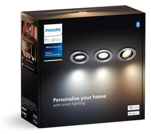 Philips-SET 3xLED Zatemnitvena vgradna svetilka Hue MILLISKIN 1xGU10/4,2W/230