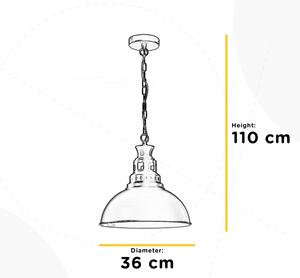 ONLI - Lestenec na verigi ISTANBUL 1xE27/22W/230V črna