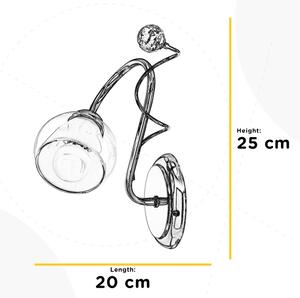 ONLI - Stenska svetilka WENDY 1xE14/6W/230V sijajni krom