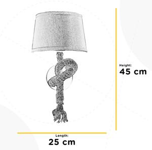 ONLI - Stenska svetilka CORDA 1xE27/22W/230V bež