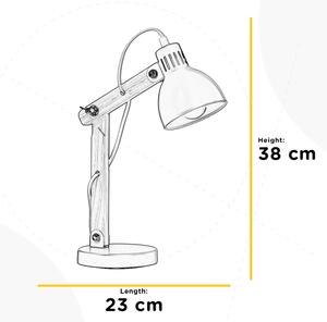 ONLI - Namizna svetilka NORA 1xE14/6W/230V siva