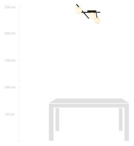 Stropna svetilka SMART 3xE14/10W/230V črna/bela