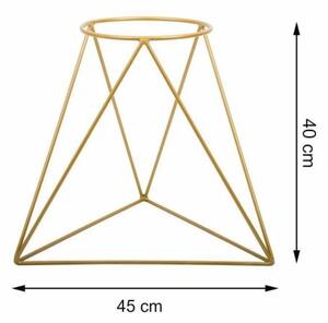 Stojalo za cvetlični lonec TRIANGL 40x45 cm zlata