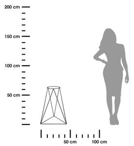 Stojalo za cvetlični lonec TRIANGL 60x45 cm črna