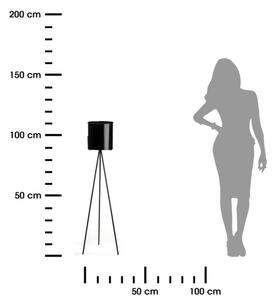 Stojalo za rože TRIPOD 110x25 cm črna