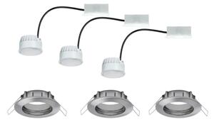 Paulmann 93976 - SET 3xLED/6,8W IP44 Kopalniška vgradna svetilka COIN 230V