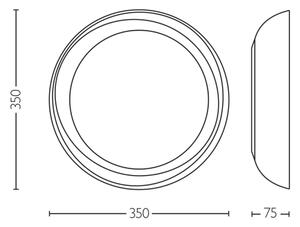 Philips - LED Zatemnitvena stropna svetilka FLETA LED/10W/230V 2700K bela