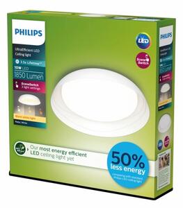 Philips - LED Zatemnitvena stropna svetilka FLETA LED/10W/230V 2700K bela