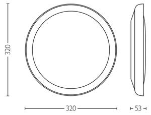 Philips - LED Zatemnitvena stropna svetilka PEBBLO LED/10W/230V 2700K črna