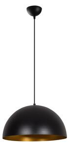 Črna viseča svetilka s kovinskim senčilom ø 40 cm Coppa – Opviq lights