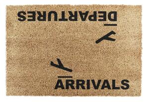Predpražnik iz kokosovih vlaken 40x60 cm Arrivals and Departures – Artsy Doormats