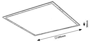 Rabalux 6908 - LED Nadgradni panel ALMOND LED/40W/230V 4000K