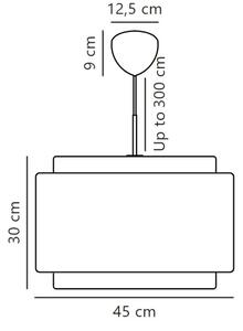 DFTP by Nordlux - Lestenec na vrvici TAKAI 1xE27/25W/230V