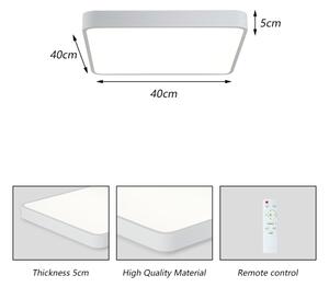 Brilagi - LED Zatemnitvena svetilka POOL LED/36W/230V 3000-6000K 40x40 cm bela + Daljinski upravljalnik