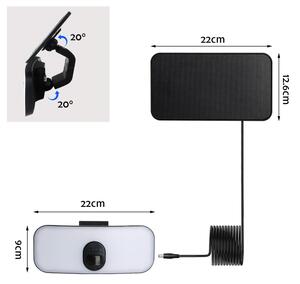 Brilagi - LED Solarna stenska svetilka s senzorjem ROOF LED/13W/5V IP65