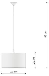 Sollux SL.1415 - Otroški lestenec na vrvici PRINCESS 1xE27/15W/230V pr. 40 cm