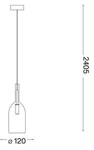 Ideal Lux - LED Lestenec na vrvici EMPIRE 1xG9/3W/230V