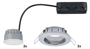 Paulmann 92829 - SET 3x LED/6,8W IP44 Kopalniška zatemnitvena svetilka COIN 230V