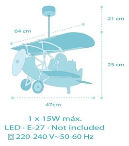 Dalber 54602 - Otroški lestenec LITTLE LION 1xE27/15W/230V