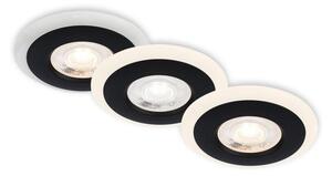 Briloner 7039-035 - SET 3x LED Kopalniška vgradna svetilka LED/5W/230V IP44