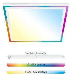 Telefunken 321206TF - LED RGBW Zatemnitvena svetilka LED/18W/230V 3000-6500K + Daljinski upravljalnik