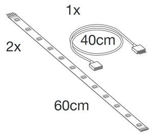 Ledvance - LED RGB+TW Dodatek zatemnitveni trak SMART+ FLEX 1,2m LED/6W/12V