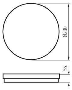 Kanlux 38380 - LED Zunanja svetilka BENO ECO LED/12W/230V 3000/4000/6500K IP65