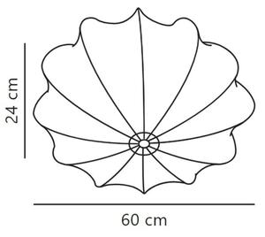 Nordlux - Stropna svetilka AERON 3xE27/25W/230V pr. 60 cm