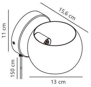 Nordlux - Stenski reflektor BELIR 1xG9/5W/230V zelena